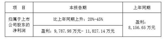 匯中股份2019年度業績預告