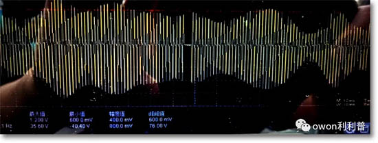 VDS USB示波器測到的波形