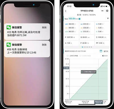 手機監控界面