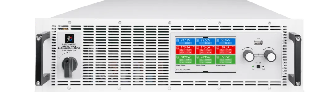 Tek+EA 推出 EA-PSB 20000 Triple 系列，再次引領可編程電源的全面創新